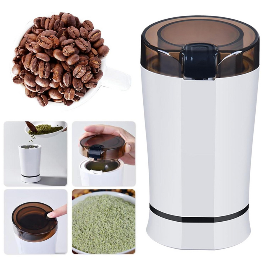 Molinillo Eléctrico de Café 150W de Acero Inoxidable | Molienda Práctica para Café y Especias | Chile