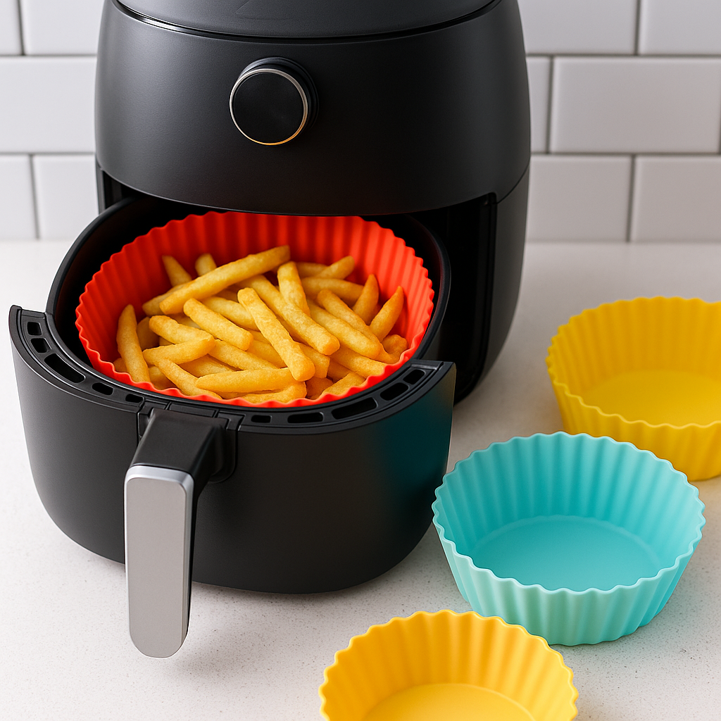 Combo Freidora de Aire 5L + Moldes Silicona | Oferta Keloke® Chile