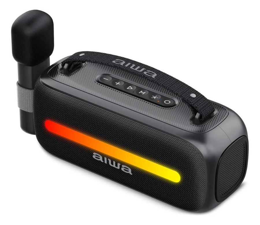 Parlante Bluetooth Aiwa Portátil Con Karaoke AWS-S40BT | Diversión y Potencia en Cualquier Lugar | Chile