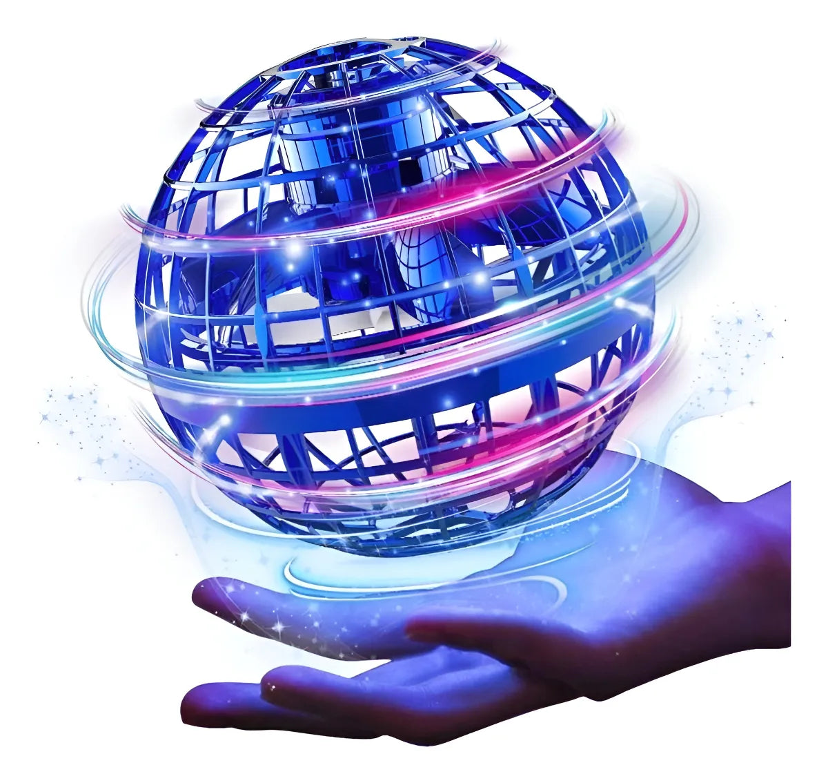 Pelota Voladora LED RGB Recargable USB | Diversión Luminosa para Niños y Juegos en Casa | Chile