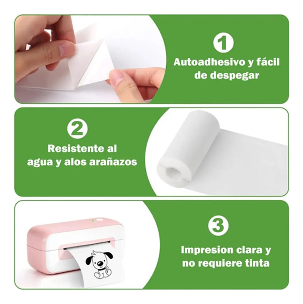 PACK PRO DE IMPRESIÓN TERMICA + 20 ROLLOS PAPEL ADHESIVO- EMPRENDEDORES | KELOKE EDITION