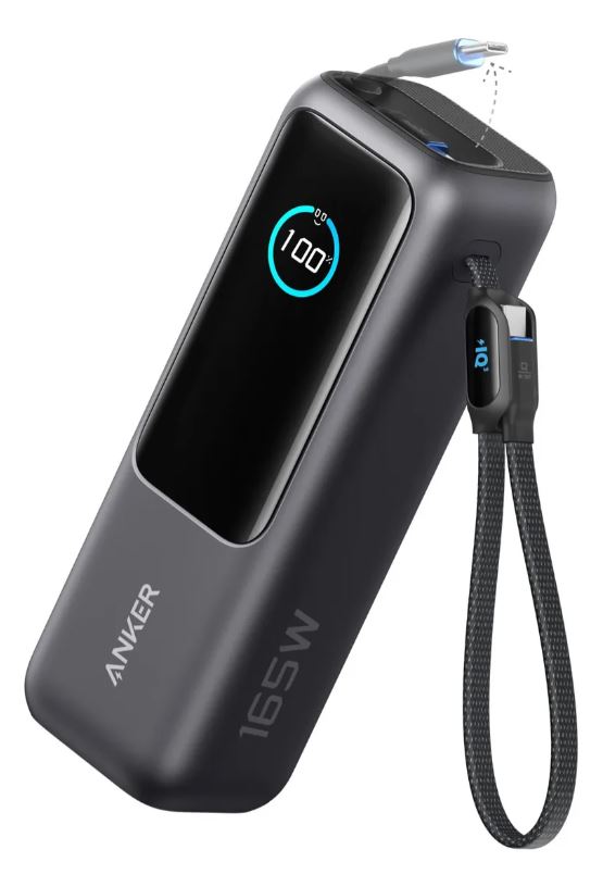 Power Bank Anker 25000mAh 100W con USB-C | Carga Rápida para Laptop, Tablet y Celular | Chile