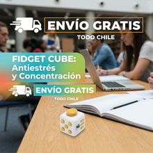 Cubo Anti-Estrés Fidget 6 en 1 - Juguete Sensorial para Ansiedad y Concentración