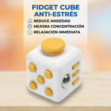 Cubo Anti-Estrés Fidget 6 en 1 - Juguete Sensorial para Ansiedad y Concentración