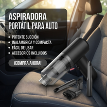 Mini Aspiradora Inalámbrica Recargable – 6000Pa, USB-C, Ideal para Auto, Hogar y Oficina