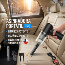 Mini Aspiradora Inalámbrica Recargable – 6000Pa, USB-C, Ideal para Auto, Hogar y Oficina