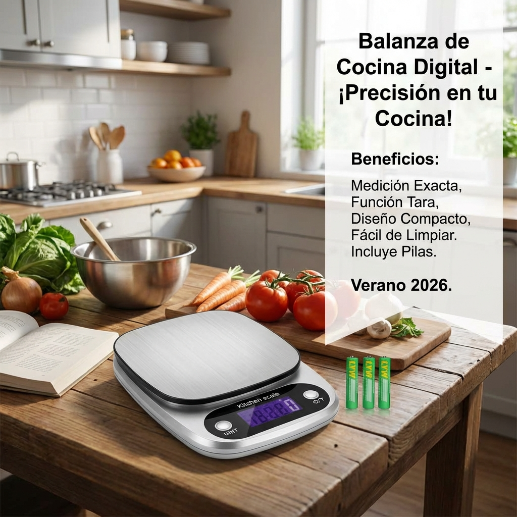Báscula Digital de Precisión 0.1g a 5kg Portátil | Pesaje Exacto para Cocina, Joyería y Hogar | Chile
