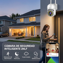 Cámara de Seguridad Exterior WiFi 3MP PTZ 360° | Vigilancia con Visión Nocturna Color para Exterior | Chile