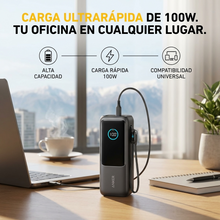 Power Bank Anker 25000mAh 100W con USB-C | Carga Rápida para Laptop, Tablet y Celular | Chile