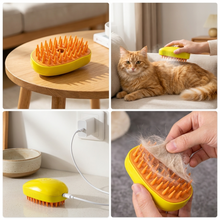 Cepillo Quita Pelo 4 en 1 con Vapor | Elimina Pelos en Minutos Sin Ensuciar Tu Casa 🐶🐱