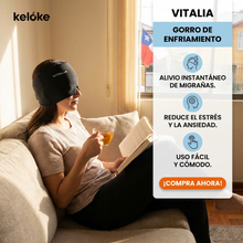 Gorro Compresa de Gel Frío Reutilizable para Cabeza | Sensación Refrescante para Descanso y Bienestar | Chile