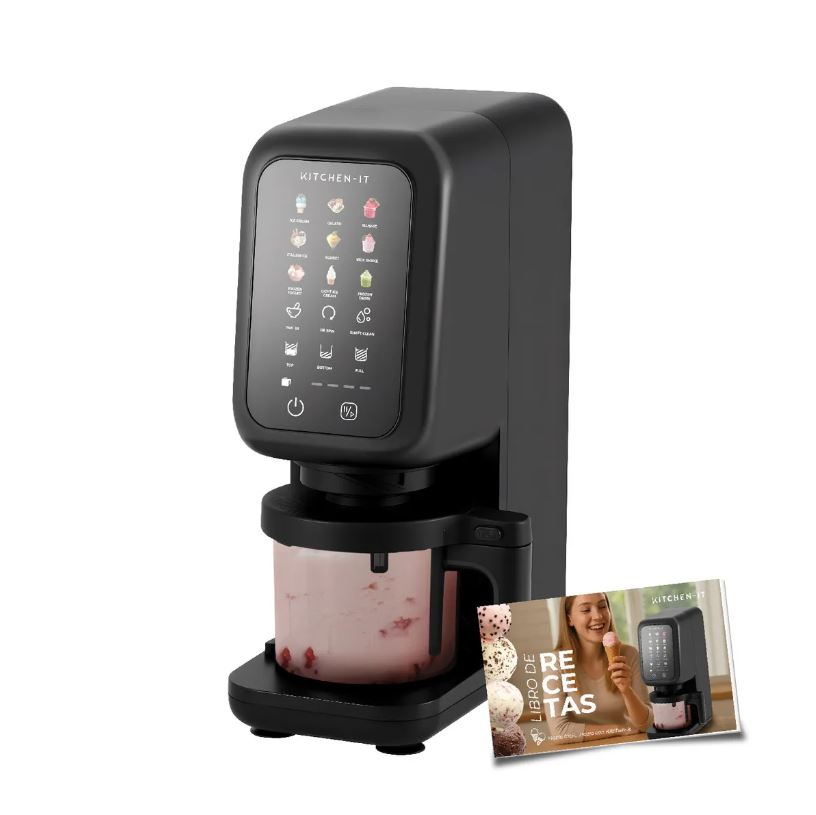 Máquina de Helados Creamlux Pro 12 en 1 | Postres Fríos y Preparaciones Caseras para Hogar | Chile