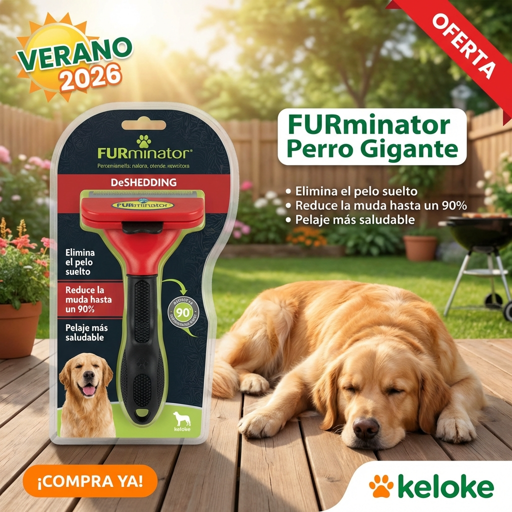Cepillo Deslanador para Perros Grandes | Ayuda a Reducir Pelo Suelto y Muda | Chile
