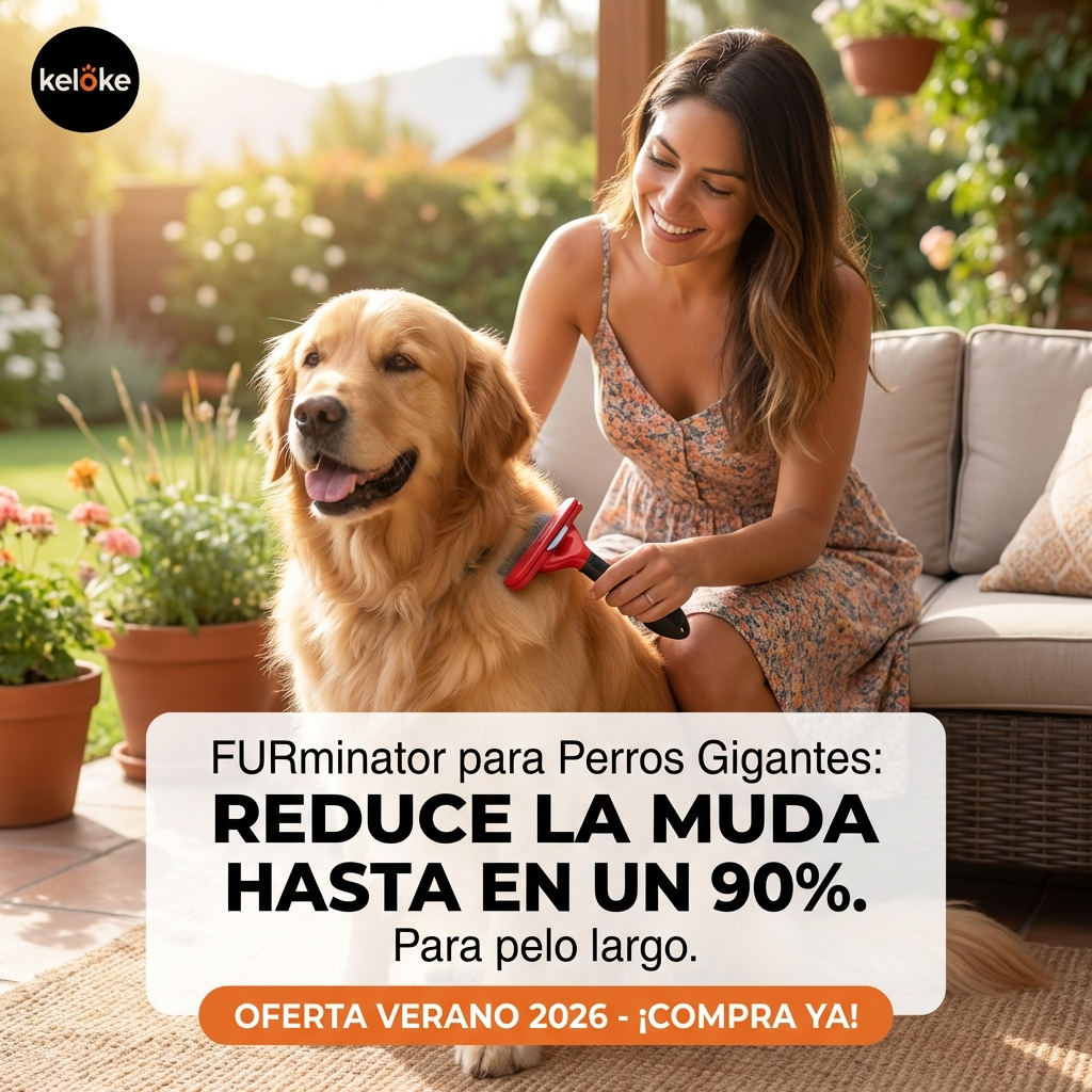 Cepillo Deslanador para Perros Grandes | Ayuda a Reducir Pelo Suelto y Muda | Chile