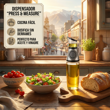 Dispensador de Aceite con Medidor 500ml Antigoteo | Control Preciso para Cocina Saludable | Chile