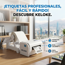 Impresora Térmica Portátil Bluetooth para Etiquetas 110mm | Impresión Rápida para Emprendedores | Chile