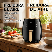 Freidora de Aire Digital 5 Litros 1400W | Cocina Práctica y Saludable para Hogar | Chile