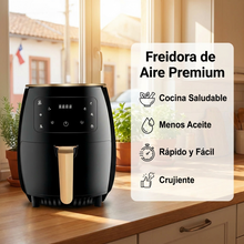 Freidora de Aire Digital 5 Litros 1400W | Cocina Práctica y Saludable para Hogar | Chile