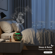 Difusor Humidificador Estrella-Luna con Luz LED – Aromaterapia, USB, Ideal para Dormitorios y Niños