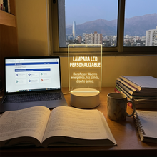Lámpara LED con Panel de Escritura Reutilizable USB | Iluminación y Decoración para Escritorio | Chile