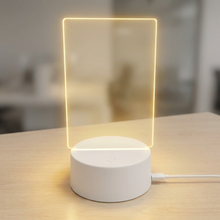 Lámpara LED con Panel de Escritura Reutilizable USB | Iluminación y Decoración para Escritorio | Chile