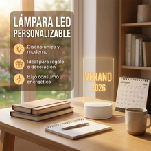 Lámpara LED con Panel de Escritura Reutilizable USB | Iluminación y Decoración para Escritorio | Chile
