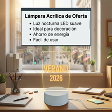 Lámpara LED con Panel de Escritura Reutilizable USB | Iluminación y Decoración para Escritorio | Chile