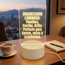 Lámpara LED con Panel de Escritura Reutilizable USB | Iluminación y Decoración para Escritorio | Chile
