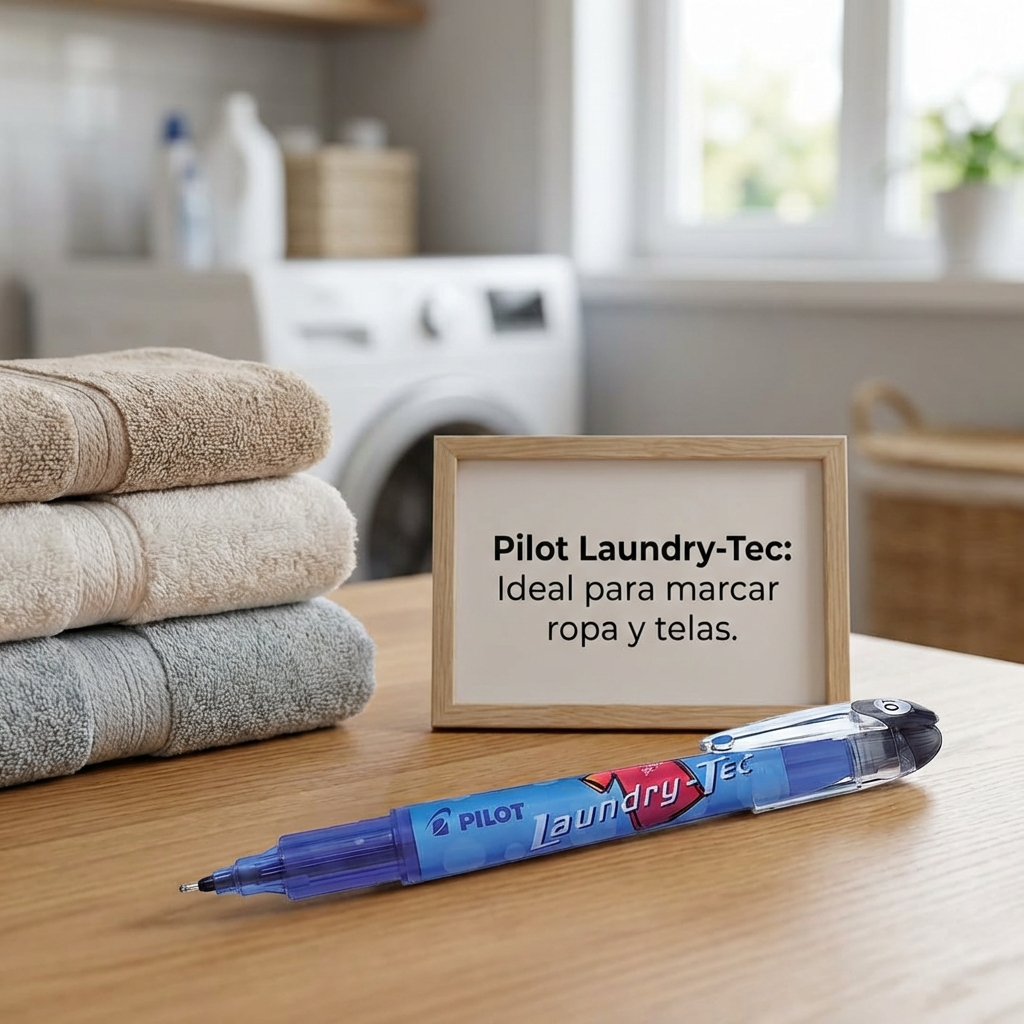 Marcador Permanente para Ropa Pilot Laundry Tec | Identificación Resistente al Agua para Prendas | Chile