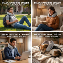 Masajeador Cervical Eléctrico Recargable con Calor | Alivio y Relajación para Cuello en Casa y Oficina | Chile