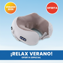 Masajeador Cervical Eléctrico Recargable con Calor | Alivio y Relajación para Cuello en Casa y Oficina | Chile