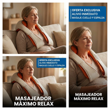 Masajeador Eléctrico Cervical con Calor Infrarrojo | 3 Intensidades | keloke.cl