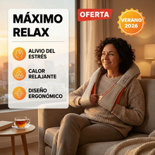 Masajeador Eléctrico Cervical con Calor Infrarrojo | 3 Intensidades | keloke.cl