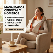 Masajeador Eléctrico Cervical con Calor Infrarrojo | 3 Intensidades | keloke.cl