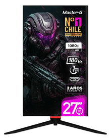 Monitor Gamer Master-G 27 Pulgadas 180Hz IPS | Juego Fluido y Trabajo Cómodo en Escritorio | Chile
