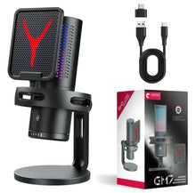 Micrófono Gamer Yanmai GM7 USB con RGB | Audio Claro para Streaming, Gaming y Contenido | Chile
