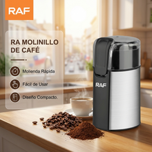 Molinillo Eléctrico RAF R-7130 150W | Café y Especias con Molienda Práctica en Casa | Chile