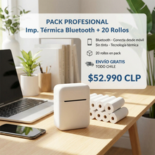 Pack Profesional de Impresión Térmica con 20 Rollos | Solución para Etiquetas y Emprendedores | Chile
