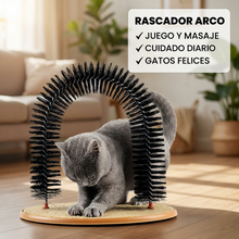 Rascador con Arco de Masaje para Gatos | Cepillado y Diversión para Mascotas en Casa | Chile