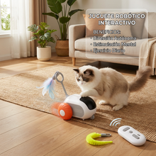 Juguete Interactivo para Gatos Automático con Luz LED y Movimiento | Reduce Estrés y Aburrimiento | Chile