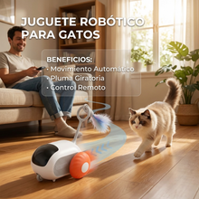 Juguete Interactivo para Gatos Automático con Luz LED y Movimiento | Reduce Estrés y Aburrimiento | Chile