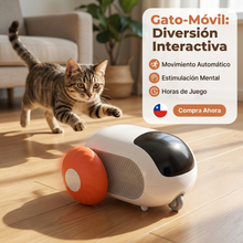 Juguete Interactivo para Gatos Automático con Luz LED y Movimiento | Reduce Estrés y Aburrimiento | Chile