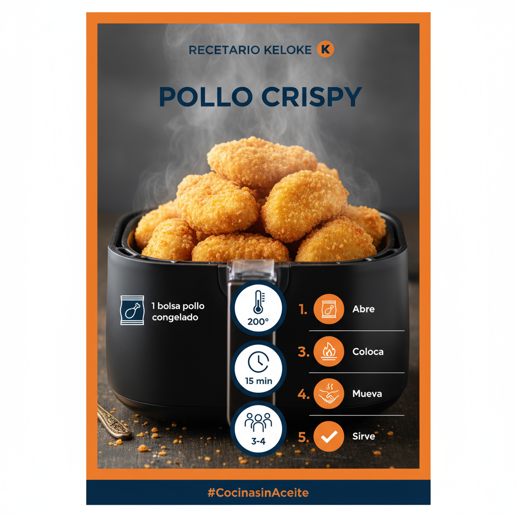Receta Pollo Crispy Minimalista