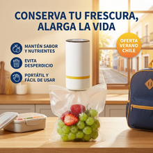 Sellador al Vacío Automático 100W | Conservación Hermética para Alimentos en Cocina | Chile