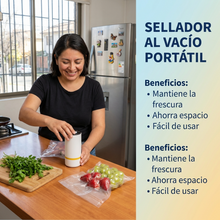 Sellador al Vacío Automático 100W | Conservación Hermética para Alimentos en Cocina | Chile