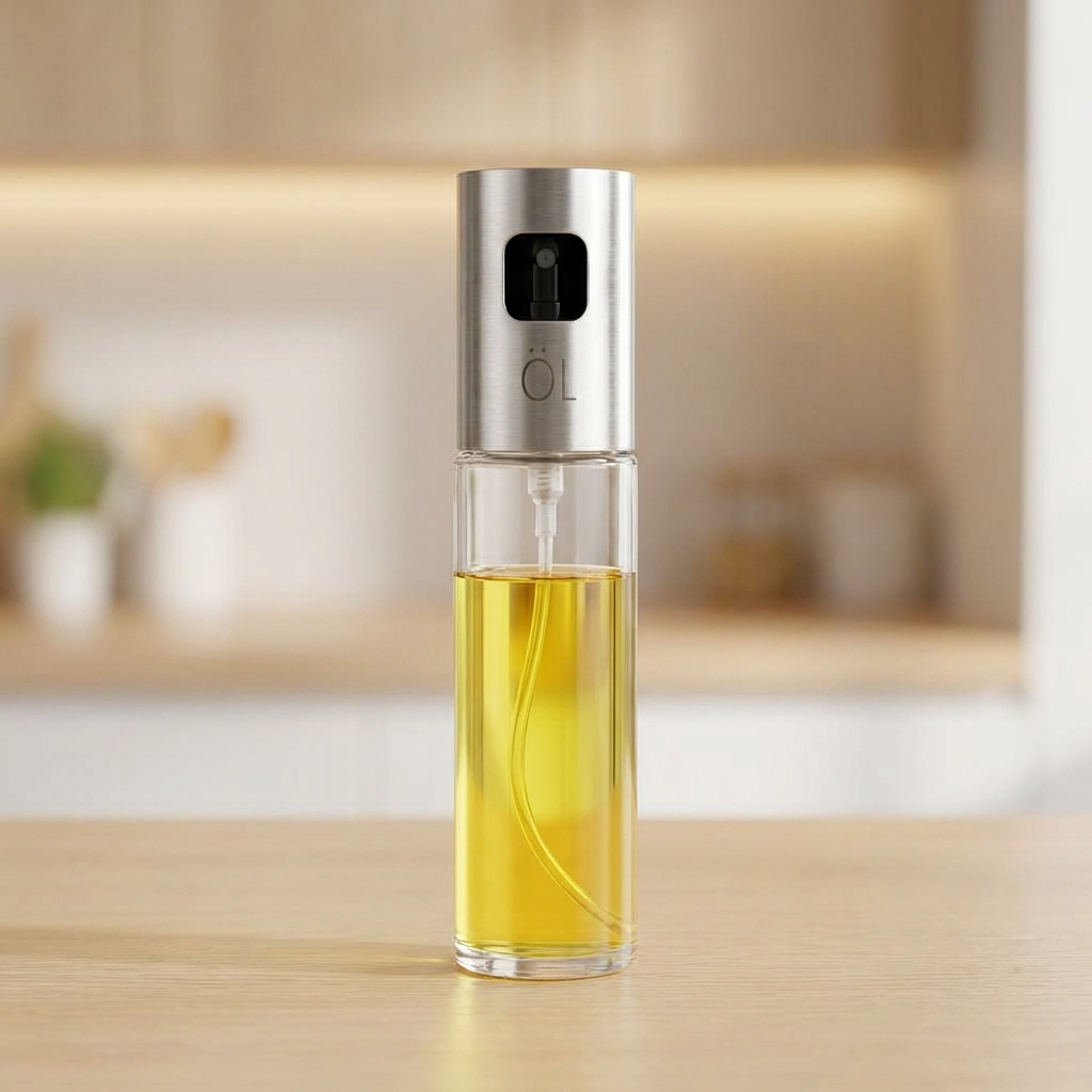 Dispensador de Aceite en Spray 200ml de Vidrio | Cocina Saludable para Freidora de Aire y Ensaladas | Chile