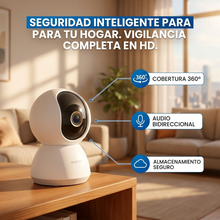 Cámara de Seguridad Xiaomi C300 2K con Visión 360° | Monitoreo Inteligente para Hogar y Oficina | Chile